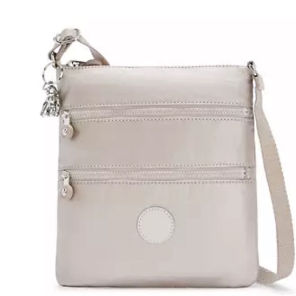 BRAND NEW IN PACKAGING Kipling Metallic Glow Crossbody Bag with Signature Charm